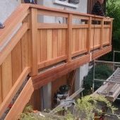 Pose de la main courante